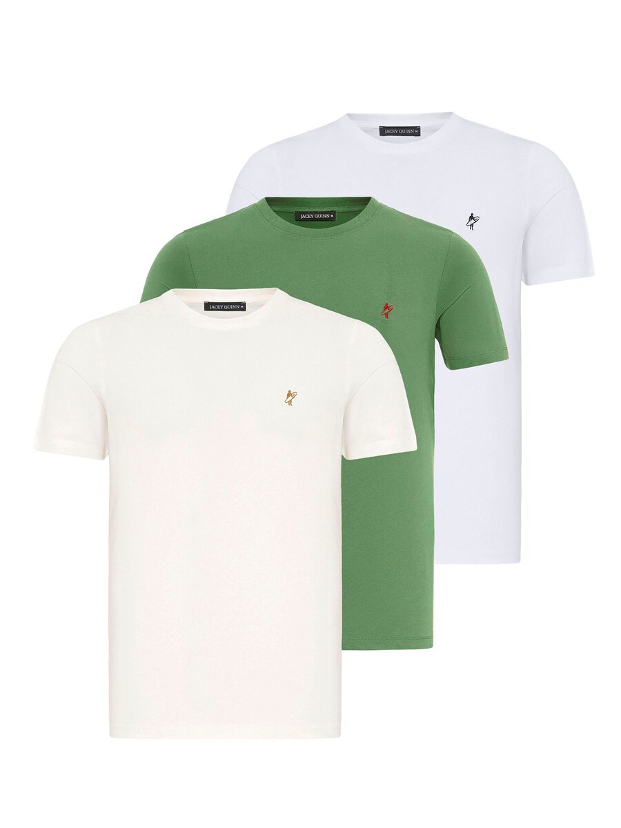 Рубашка Jacey Quinn, цвет Beige/Light green/White 
Рубашка Jacey Quinn, цвет Beige/Light green/White