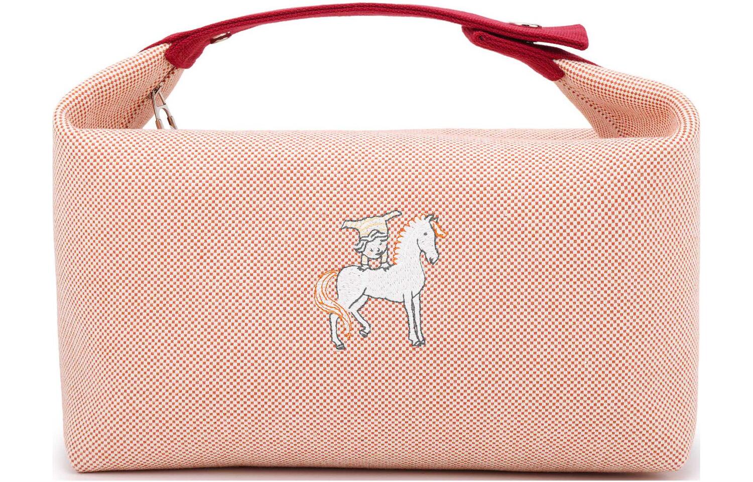 HERMES Сумка-ланчбокс из полиэстера с отделением 
HERMES Сумка-ланчбокс из полиэстера с отделением