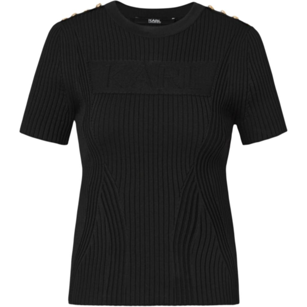 Футболка KARL LAGERFELD женская черная KARL LAGERFELD / Karl Lagerfeld Jeans 
Футболка KARL LAGERFELD женская черная KARL LAGERFELD / Karl Lagerfeld Jeans