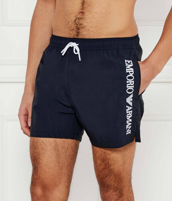 Шорты мужские Emporio Armani пляжные с логотипом бренда, синий
Шорты мужские Emporio Armani пляжные с логотипом бренда, синий