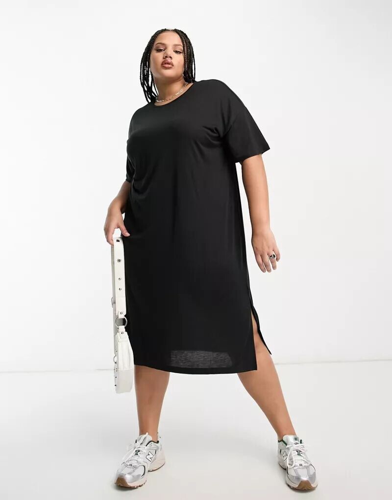 Черное платье-футболка миди Noisy May Curve, Черный, Черное платье-футболка миди Noisy May Curve
Черное платье-футболка миди Noisy May Curve, Черный, Черное платье-футболка миди Noisy May Curve