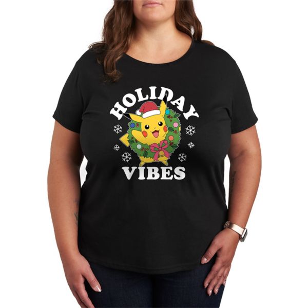 Плюс футболка с принтом «Покемон Пикачу» в праздничном стиле Licensed Character, черный
Плюс футболка с принтом «Покемон Пикачу» в праздничном стиле Licensed Character, черный