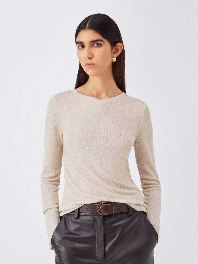 Свитер из металлизированной пряжи John Lewis, Gold
Свитер из металлизированной пряжи John Lewis, Gold