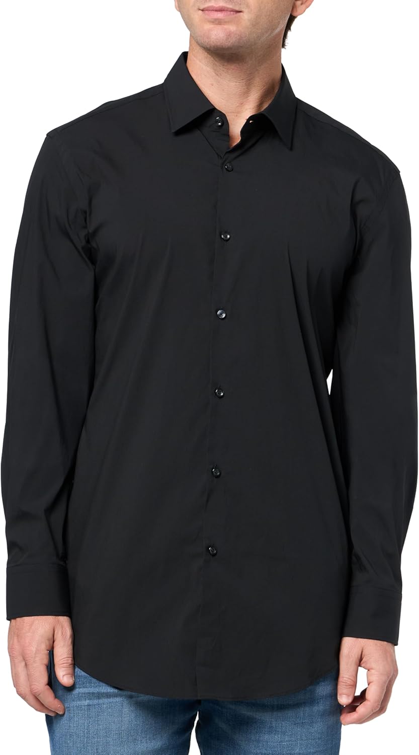 HUGO мужская рубашка Kenno на пуговицах, Black Gloss
HUGO мужская рубашка Kenno на пуговицах, Black Gloss