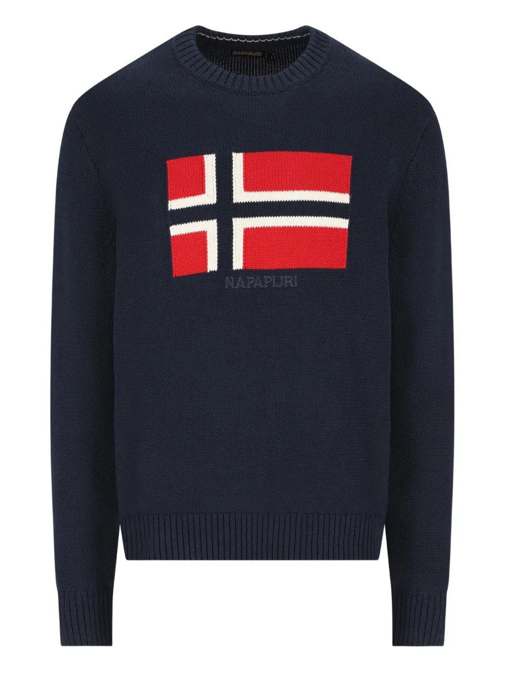 Свитер с круглым вырезом Napapijri, синий
Свитер с круглым вырезом Napapijri, синий