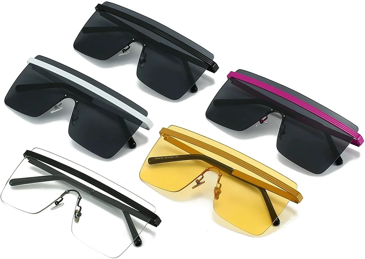 Винтажные большие квадратные солнцезащитные очки-щиток для женщин, модные солнцезащитные очки 2025 года в крупной оправе с защитой от УФ-излучения mincl, Yellow
Винтажные большие квадратные солнцезащитные очки-щиток для женщин, модные солнцезащитные очки 2025 года в крупной оправе с защитой от УФ-излучения mincl, Yellow