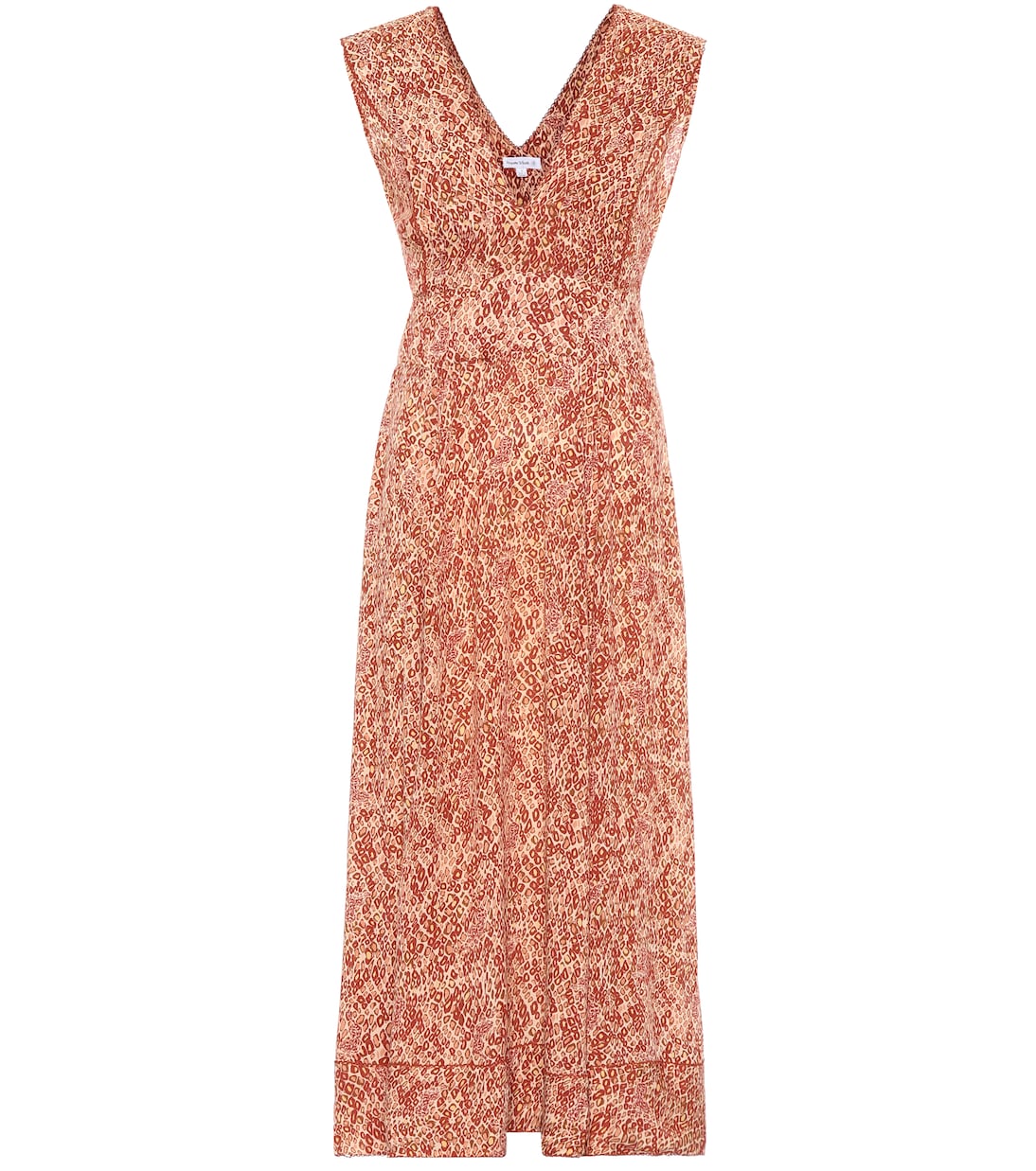 Платье миди с принтом ромашек Poupette St Barth, Orange Wild
Платье миди с принтом ромашек Poupette St Barth, Orange Wild