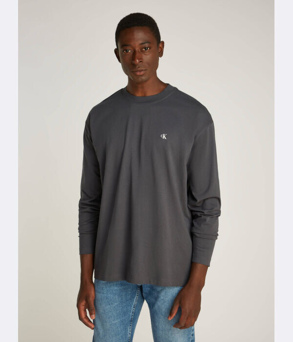 Лонгслив мужской Calvin Klein Jeans хлопковый свободного кроя, серый
Лонгслив мужской Calvin Klein Jeans хлопковый свободного кроя, серый