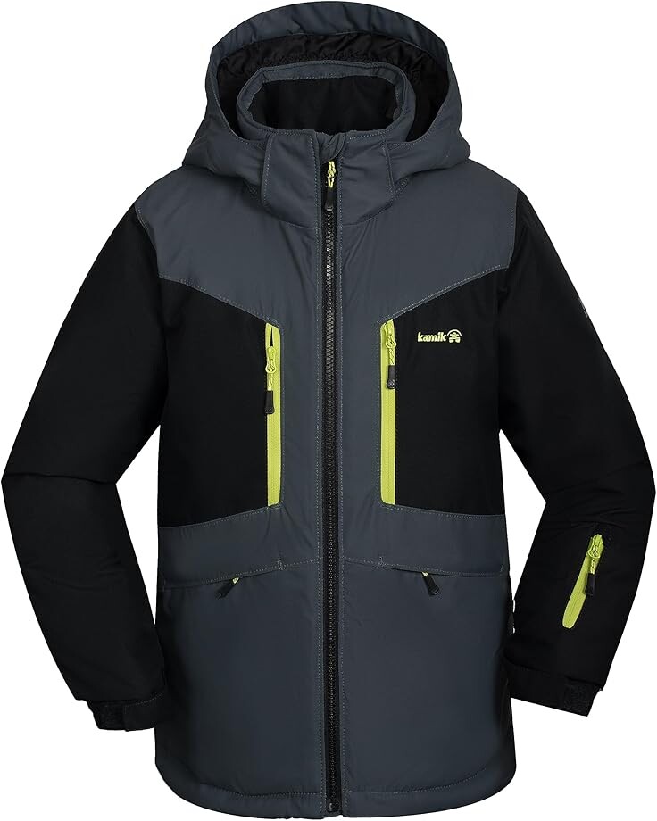 Куртка Kamik Kids Max Insulated Jacket, цвет Asphalt/Black
Куртка Kamik Kids Max Insulated Jacket, цвет Asphalt/Black