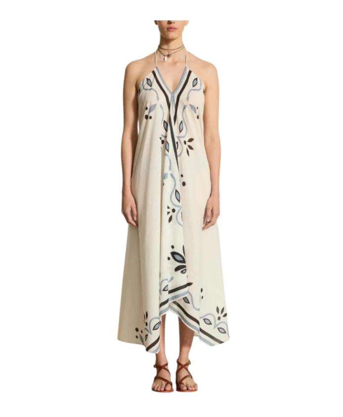 Арабеска, белое хлопковое платье Mare Di Latte, бежевый
Арабеска, белое хлопковое платье Mare Di Latte, бежевый