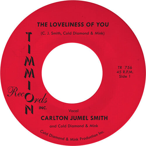 Сингл 7" Smith, Carlton Jumel / Cold Diamond & Mink: The Loveliness of You
Сингл 7" Smith, Carlton Jumel / Cold Diamond & Mink: The Loveliness of You