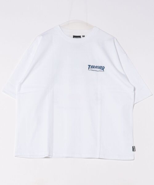 Футболка с круглым вырезом и принтом на спине THRASHER, белый
Футболка с круглым вырезом и принтом на спине THRASHER, белый