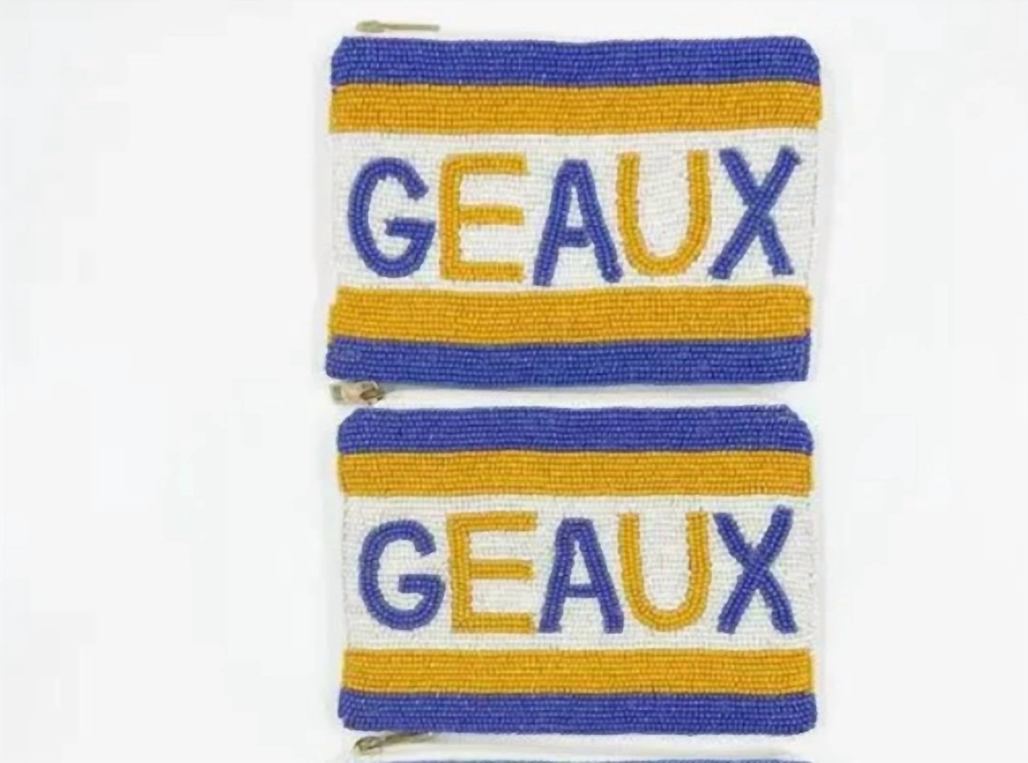 Кошелек для монет Lsu Geaux Tigers Harper из желтого золота с бусинами AmesLayne
Кошелек для монет Lsu Geaux Tigers Harper из желтого золота с бусинами AmesLayne