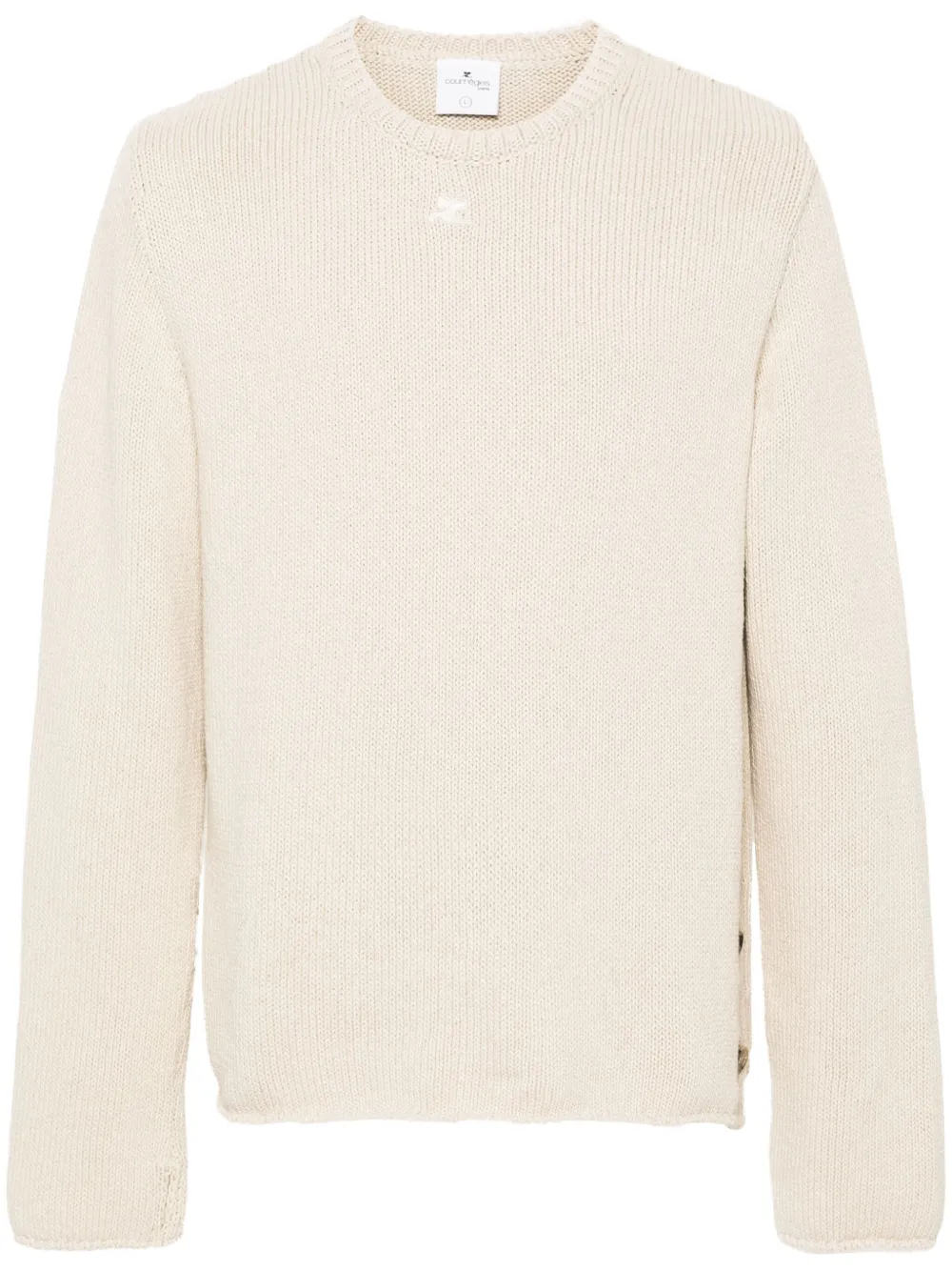 Джемпер с пуговицами Courrèges, нейтральный
Джемпер с пуговицами Courrèges, нейтральный