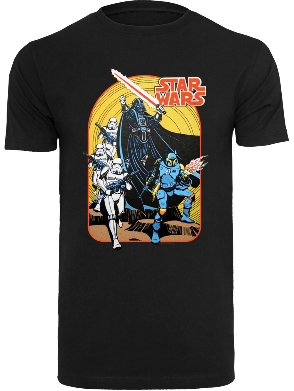 Футболка F4Nt4Stic Star Wars Vintage Comic Scene, черный 
Футболка F4Nt4Stic Star Wars Vintage Comic Scene, черный