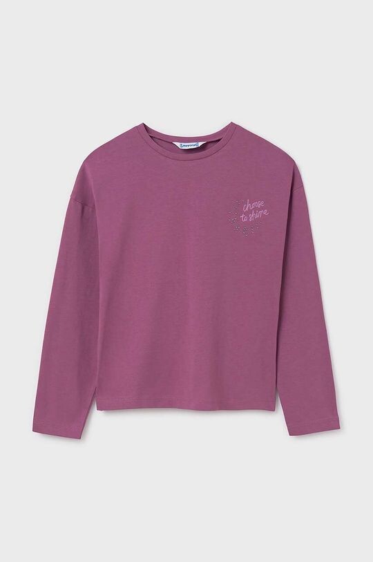 Детская хлопковая рубашка с длинным рукавом Mayoral, фиолетовый
Детская хлопковая рубашка с длинным рукавом Mayoral, фиолетовый