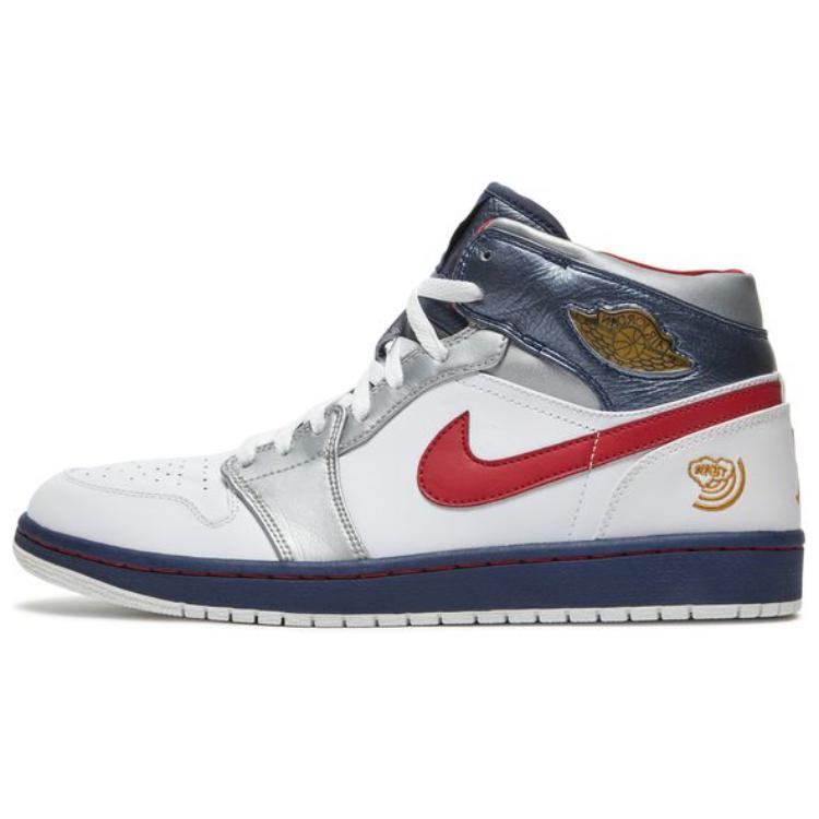 Кроссовки Air 1 Retro 'Olympic' Jordan, White Gray/Red 
Кроссовки Air 1 Retro 'Olympic' Jordan, White Gray/Red