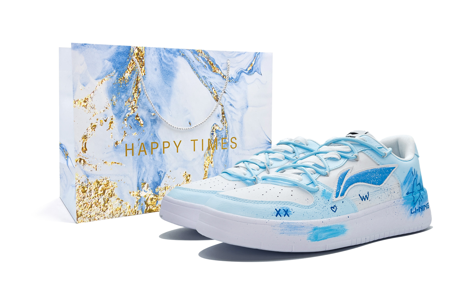 LINING Лининг Понтун Боутс нескользящие, износостойкие, дышащие низкие скейтерские кроссовки мужские бело-синие, цвет White Blue (Box)
LINING Лининг Понтун Боутс нескользящие, износостойкие, дышащие низкие скейтерские кроссовки мужские бело-синие, цвет White Blue (Box)