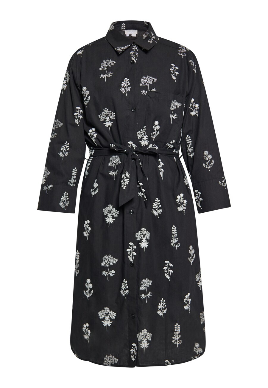 Платье рубашка Usha Shirt Dress, черный 
Платье рубашка Usha Shirt Dress, черный