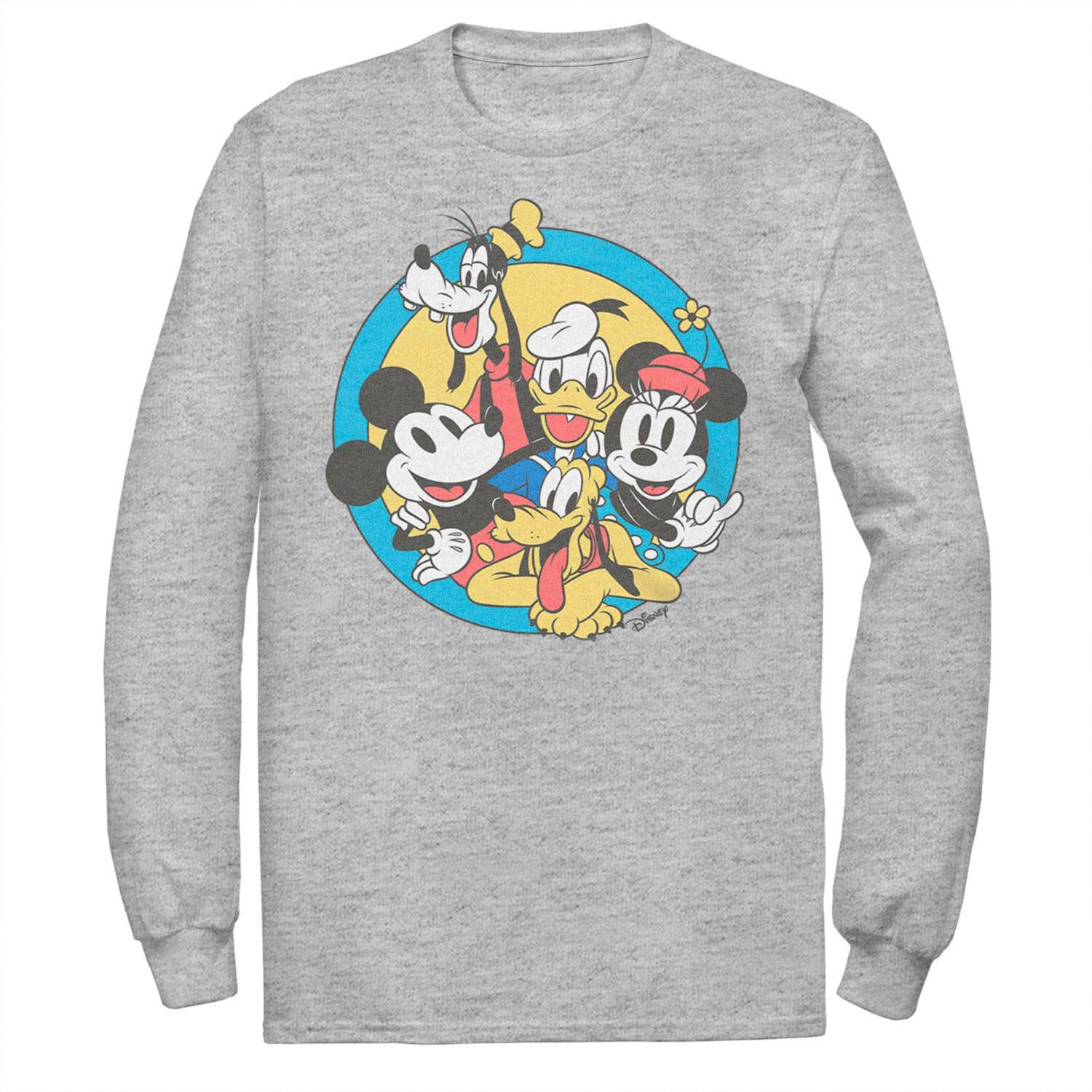 Мужская футболка в стиле ретро с Микки и друзьями Disney's Group Shot Licensed Character
Мужская футболка в стиле ретро с Микки и друзьями Disney's Group Shot Licensed Character