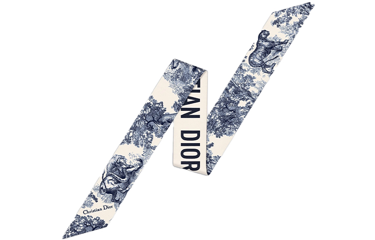 DIOR Шёлковый шарф унисекс, Blue
DIOR Шёлковый шарф унисекс, Blue