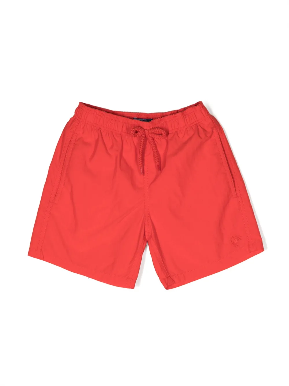 Плавки-шорты с кулиской и вышитым логотипом Vilebrequin Kids, красный
Плавки-шорты с кулиской и вышитым логотипом Vilebrequin Kids, красный