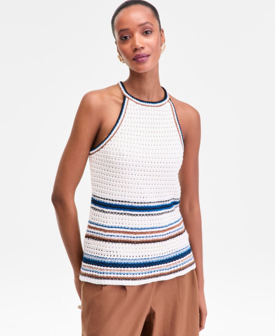 Женский вязаный свитер без рукавов INC International Concepts, Wash Whit Combo
Женский вязаный свитер без рукавов INC International Concepts, Wash Whit Combo