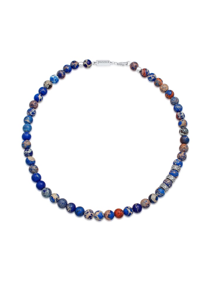 KUZZOI Колье из серебра 925 пробы, темно-синее
KUZZOI Колье из серебра 925 пробы, темно-синее