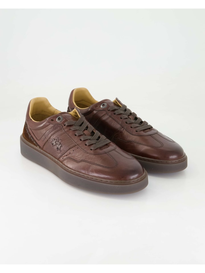 Низкие кеды коричневого цвета La Martina
Низкие кеды коричневого цвета La Martina