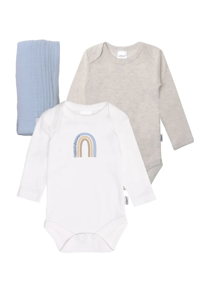 Комплект начальной комплектации Liliput "Радуга" с милым принтом на корпусе, серый
Комплект начальной комплектации Liliput "Радуга" с милым принтом на корпусе, серый