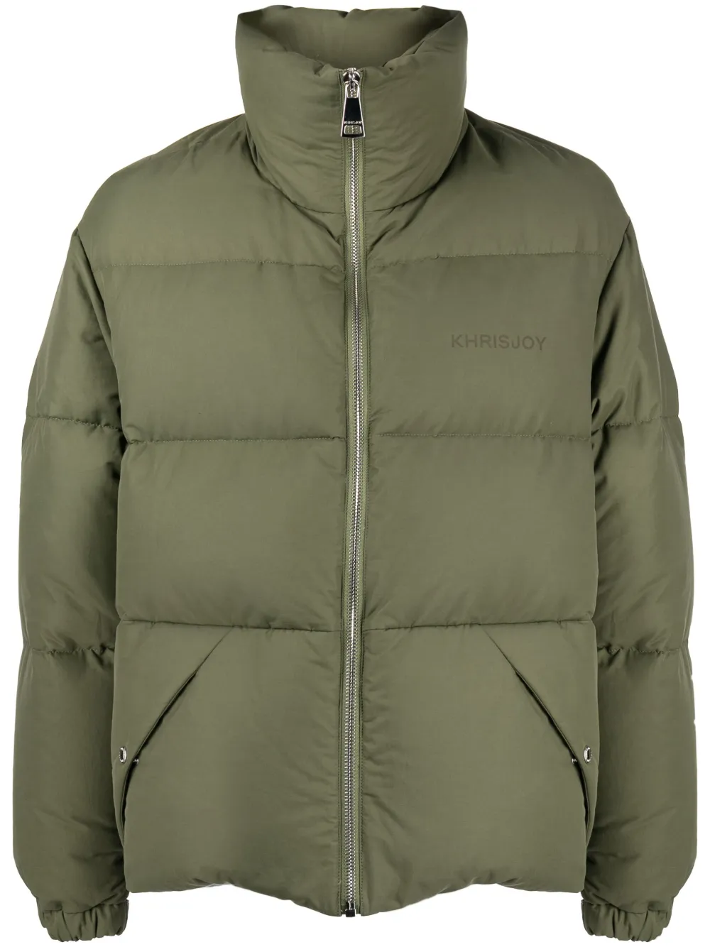 Пуховик с логотипом Khrisjoy, зеленый
Пуховик с логотипом Khrisjoy, зеленый