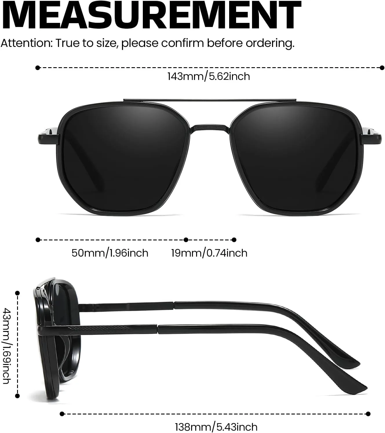 Солнцезащитные очки-авиаторы для женщин, не спутывающиеся, поляризованные, модные солнцезащитные очки для путешествий и вождения DreamCalf, A03- Black/Grey
Солнцезащитные очки-авиаторы для женщин, не спутывающиеся, поляризованные, модные солнцезащитные очки для путешествий и вождения DreamCalf, A03- Black/Grey