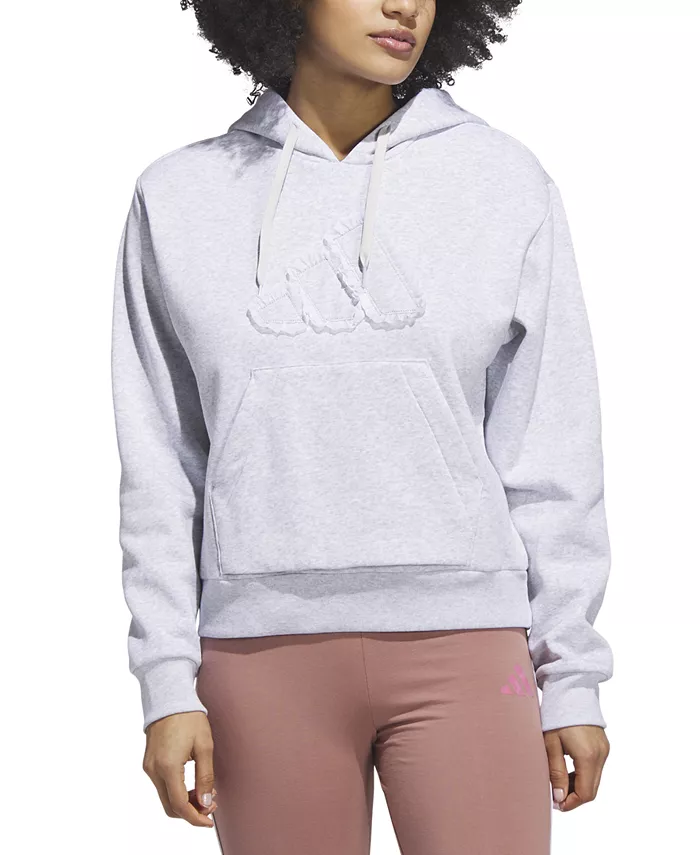 Женская хлопковая толстовка с капюшоном и длинными рукавами adidas, серый
Женская хлопковая толстовка с капюшоном и длинными рукавами adidas, серый