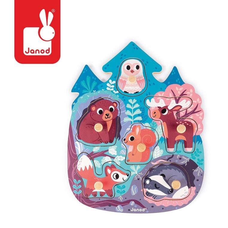 Janod, Веселая лесная головоломка
Janod, Веселая лесная головоломка