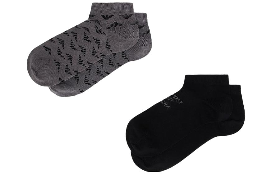 Низкие носки унисекс 2 пары EMPORIO ARMANI, черный
Низкие носки унисекс 2 пары EMPORIO ARMANI, черный