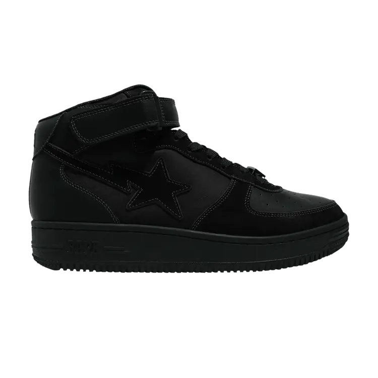Кроссовки BAPE Military Bapesta Mid 'Black', черный
Кроссовки BAPE Military Bapesta Mid 'Black', черный