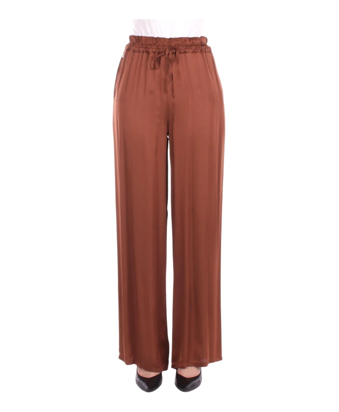 Коричневые брюки с логотипом и шнурком Manila Grace, коричневый
Коричневые брюки с логотипом и шнурком Manila Grace, коричневый