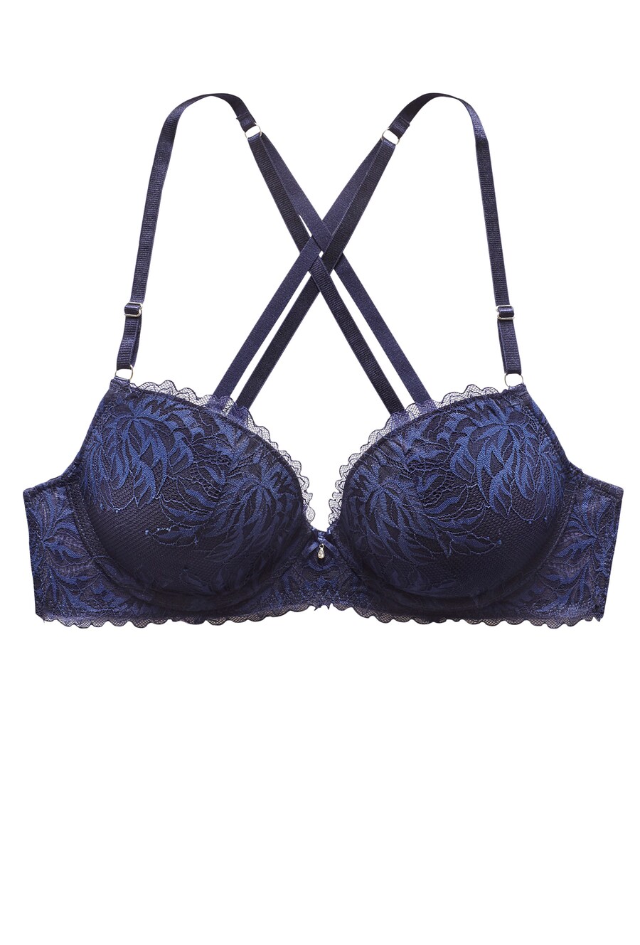 Бюстгальтер пуш-ап LASCANA, темно-синий
Бюстгальтер пуш-ап LASCANA, темно-синий
