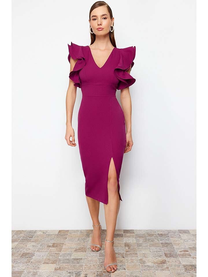 Платье до колена trendyol Kleid, фиолетовый
Платье до колена trendyol Kleid, фиолетовый