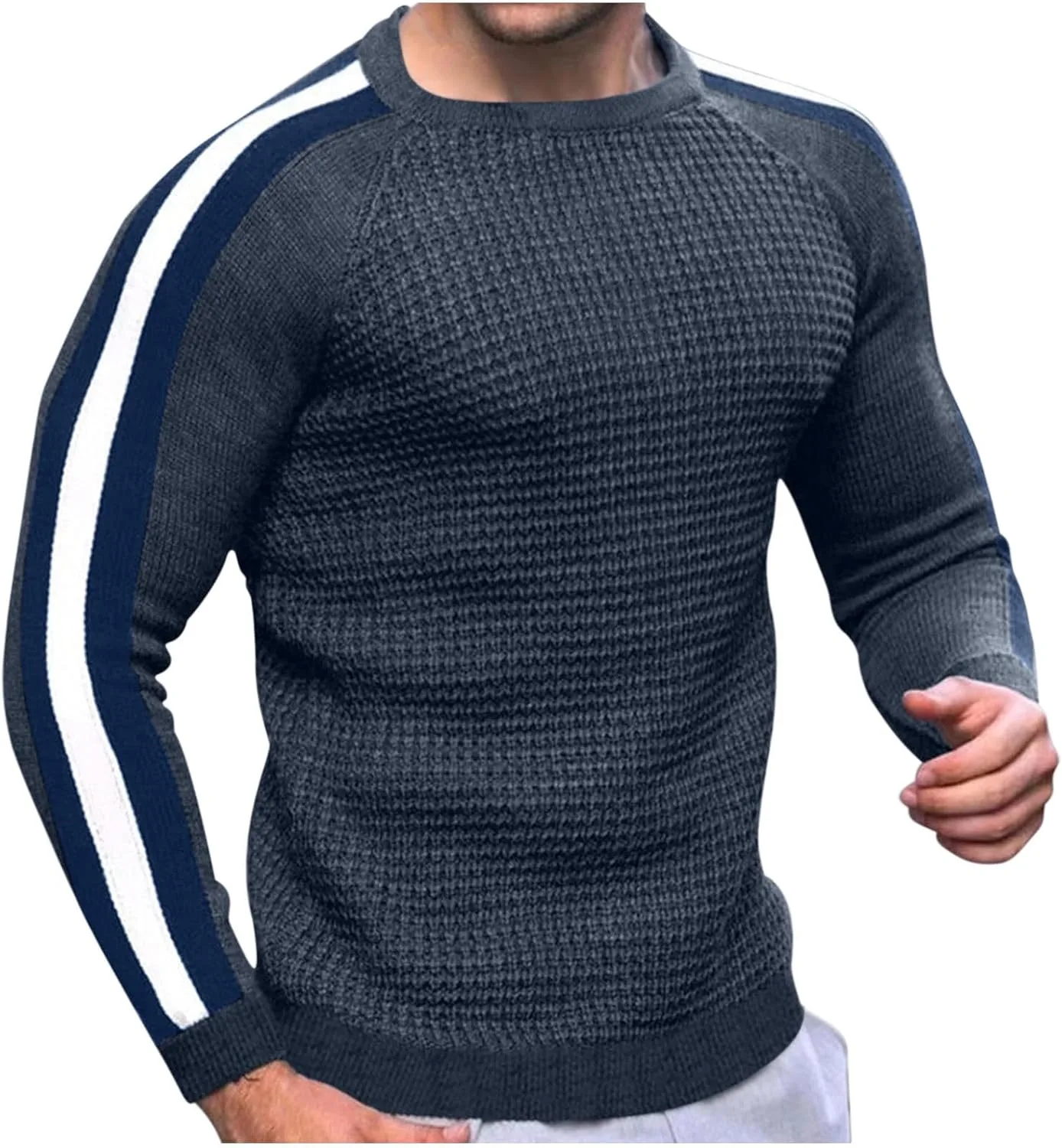 Мужской свитер Cambkatl с цветными блоками — Slim Fit, длинный рукав
Мужской свитер Cambkatl с цветными блоками — Slim Fit, длинный рукав