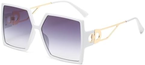 Солнцезащитные очки большого размера 2027 года для женщин, градиентные солнцезащитные очки для женщин, для активного отдыха и путешествий, защита от УФ-излучения UV400 MTZJH, White
Солнцезащитные очки большого размера 2027 года для женщин, градиентные солнцезащитные очки для женщин, для активного отдыха и путешествий, защита от УФ-излучения UV400 MTZJH, White