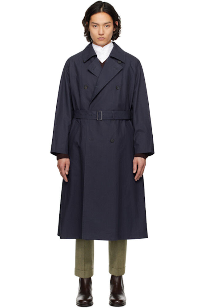 Тренчкот из темно-синего хлопка высокой плотности с широкой подкладкой YLÈVE, Синий, Тренчкот из темно-синего хлопка высокой плотности с широкой подкладкой YLÈVE
Тренчкот из темно-синего хлопка высокой плотности с широкой подкладкой YLÈVE, Синий, Тренчкот из темно-синего хлопка высокой плотности с широкой подкладкой YLÈVE