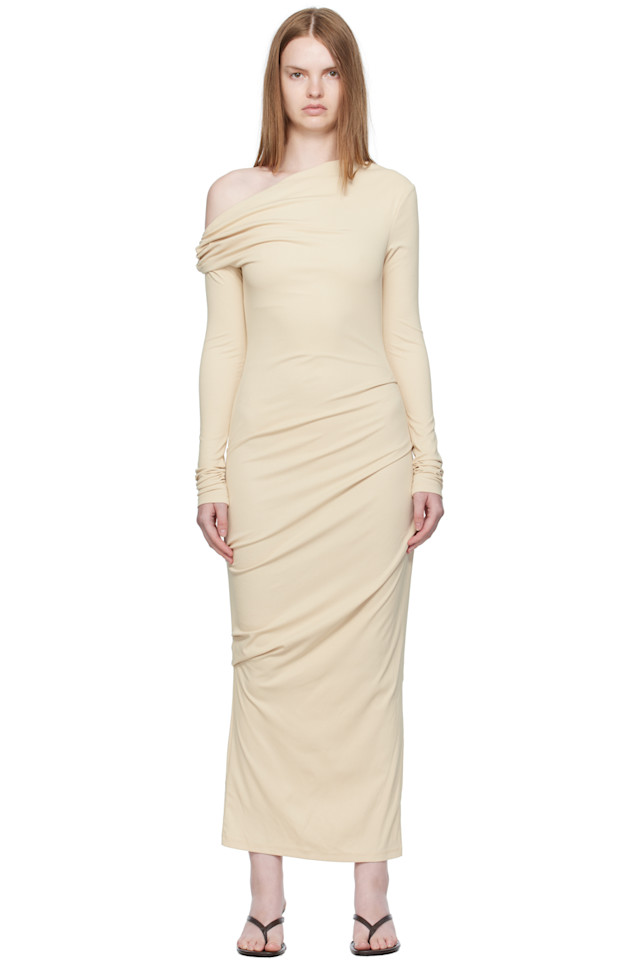 Paris Georgia Бежевое миди-платье Elemental Manahou
Paris Georgia Бежевое миди-платье Elemental Manahou