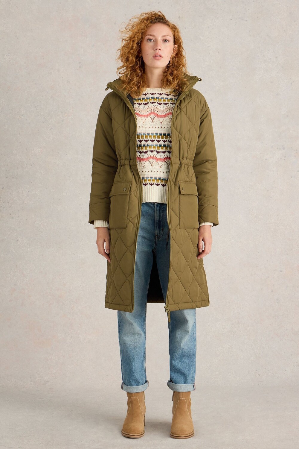 Стеганое пальто Lorena White Stuff, зеленый
Стеганое пальто Lorena White Stuff, зеленый