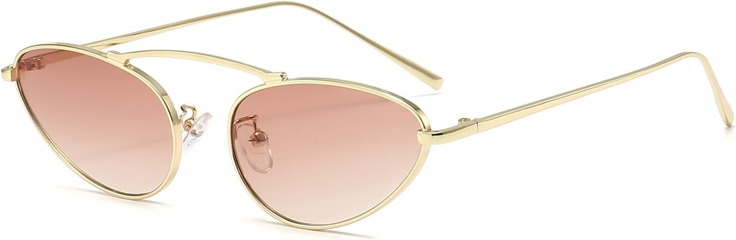 Солнцезащитные очки YAMEIZE Trendy Cat Eye в винтажной металлической оправе с защитой от УФ-излучения UV400 для женщин и мужчин, для активного отдыха на природе, Gold Brown
Солнцезащитные очки YAMEIZE Trendy Cat Eye в винтажной металлической оправе с защитой от УФ-излучения UV400 для женщин и мужчин, для активного отдыха на природе, Gold Brown