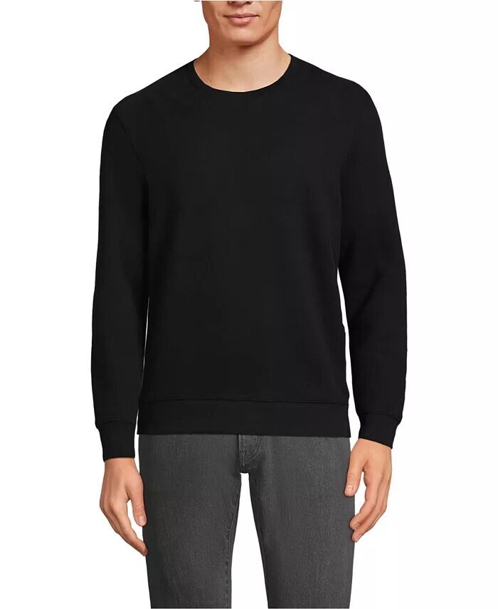 Толстовка с длинным рукавом для больших и высоких Lands' End, черный
Толстовка с длинным рукавом для больших и высоких Lands' End, черный