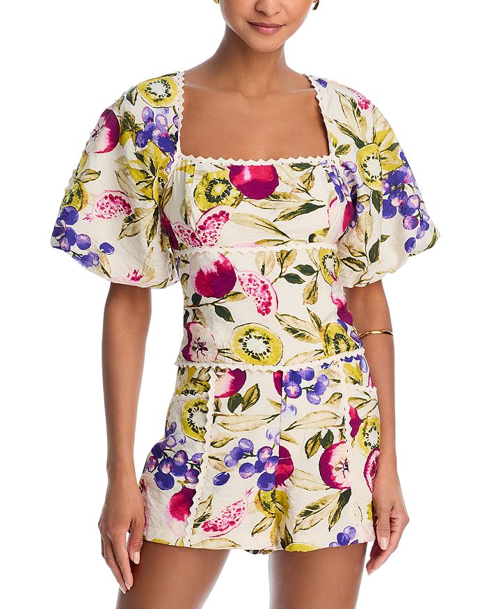 Футболка с рукавами-фруктовыми лозами и буфами - эксклюзив AQUA, мультиколор
Футболка с рукавами-фруктовыми лозами и буфами - эксклюзив AQUA, мультиколор