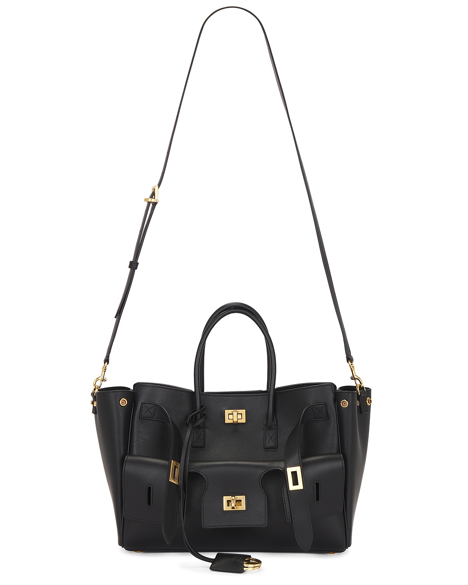 Bel Air Маленькая сумка для всего Balenciaga, Black
Bel Air Маленькая сумка для всего Balenciaga, Black