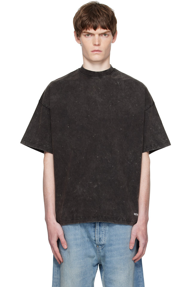 Оверсайз базовая футболка с принтом We11Done, цвет charcoal
Оверсайз базовая футболка с принтом We11Done, цвет charcoal