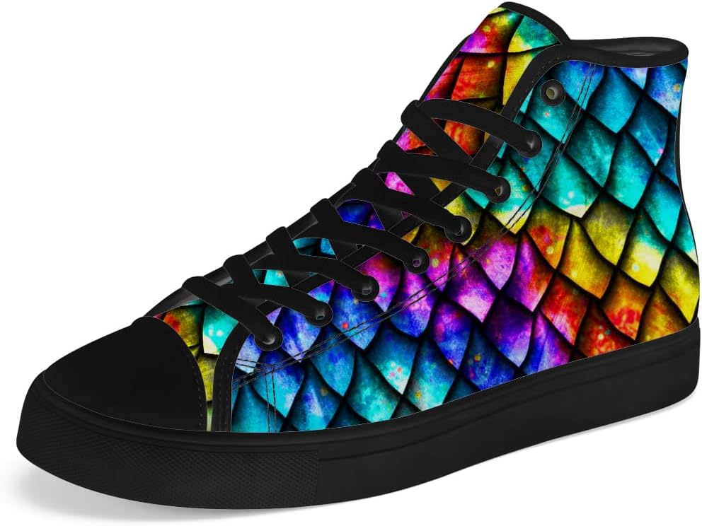 Высокие кеды с драконьей чешуей для мужчин и женщин, высокие кроссовки с драконьей темой, шнуровка, повседневная обувь, подарок для парня или девушки Chebing, 618 Multicolor
Высокие кеды с драконьей чешуей для мужчин и женщин, высокие кроссовки с драконьей темой, шнуровка, повседневная обувь, подарок для парня или девушки Chebing, 618 Multicolor